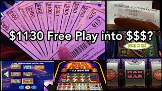 $1130 in Free Slot Play! Can I Turn It into CASH?