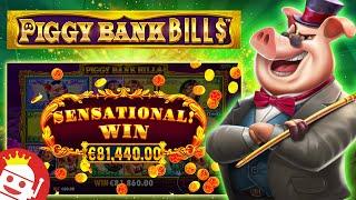 PIGGY BANK BILLS  MASSIVE $80K WIN!