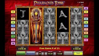 Pharaoh's Tomb Slot - €3 Bet - Big Win - Novomatic