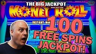 WOW! OVER 100 FREE SPINS! MONEY ROLL JACKPOT! | The Big Jackpot