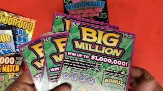 All New Tickets New York Lottery Colossal Millions.. and 5 FAST SYMBOLS from New Jerseys All Cash M