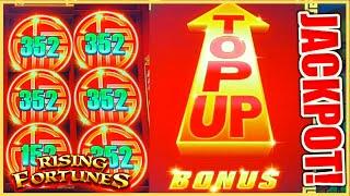 Rising Fortunes Jin Ji Bao Xi HANDPAY JACKPOT ️HIGH LIMIT $35 SPIN Bonus Round Slot Machine Casino