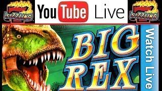 LIVE PLAY  - BIG REX  SLOT MACHINE - Let’s HIT a JACKPOT HAND PAY & Let’s CHAT