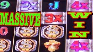 MASSIVE MEGA VAULT WIN  BONUS AFTER BONUS  GOING FOR A JACKPOT!