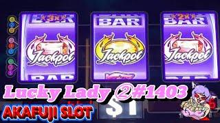 Lucky Lady ② Jackpot Handpay Blazin Gems Slot Slot 9 Lines Max Bet $27 Yaamava Casino 赤富士スロット