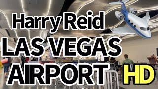 Las Vegas Harry Reid Airport / McCarran International Terminal Airport HD LAS Walking Tour