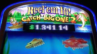 Reel 'em In - Catch the Big One 2 LIVE PLAY Slot Machine at Harrahs SoCal