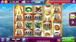 ZEUS II Video Slot Casino Game with a SPINNING STREAK BONUS