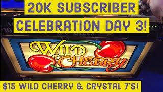 $15 Wild Cherry & Crystal 7s *High Limit* $10 Wheel of Fortune Bonus Frenzy Cigar Triple &Dlb3X4X5X