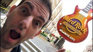 FIRST Live Stream EVER from HARD ROCK Casino in Atlantic City! Watch Brian play Slots!
