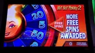 Hot Hot Penny 2 Slot Machine Bonus & Line Hits New York Casino Las Vegas
