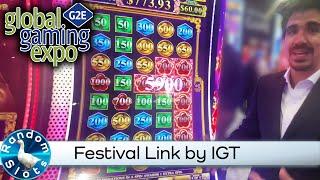 Festival Link Joy & Luck Slot Machine by IGT at G2E2022