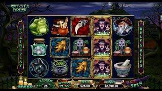 Witch's Brew Online Slot from RTG - Wild Brew & Goblin Blood Feature