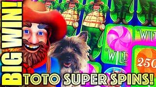 WINNING! TOTO SUPER SPINS! MUNCHKINLAND & ALL ABOARD!  WINNING AT MGM NATIONAL HARBOR! SLOT MACHINE