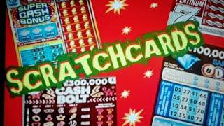 SCRATCHCARDS..DIAMOND MILLIONAIRE..LUCKY LINES..£500 LOADED