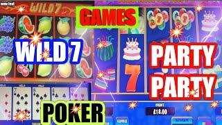 Wild 7  ️ Party Party ️ Poker Game.️ its Slot Machine time.️mmmmmmMMM..says