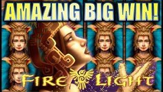 •AMAZING SUPER BIG WIN!• • VOLCANOES! FIRE LIGHT II Slot Machine Bonus (Aristocrat)