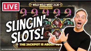 LIVE ⪼ Slingin’ Slots in the Wild West