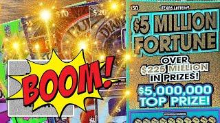 BIG WIN!  Starting the 4th with a BOOM!  $170 TEXAS LOTTERY Scratch Offs