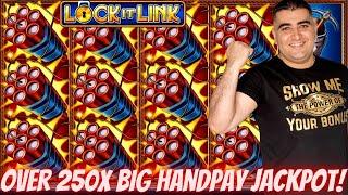Eureka Lock It Link Slot Machine HANDPAY JACKPOT | Konami Slot Machine  MEGA JACKPOT -Live Slot Play