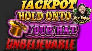 MEGA JACKPOT!! Hold Onto Your Hat  MAX BET BONUS JACKPOT HANDPAY Lock It Link