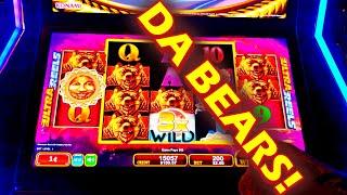 $2 DOLLARS CAN MAKE OR BREAK YOU!! * PLAYING WITH THE BEARS!!! - Las Vegas Casino Slot Machine Bonus