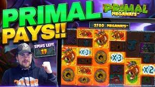 PRIMAL PAYS! Online Slots Megaways Madness!