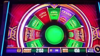 Wonder 4 Slot play - Buffalo Gold - All Bonuses 4/13/17
