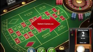 French Roulette Netent - Tutorial and online Preview