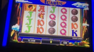 LIVE PLAY on Icarus Slot Machine with Bonus and Big Win!!!!