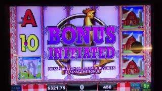 Farmers Daughter Bonus Round at $22.50/pull at the Lodge Casino | The Big Jackpot