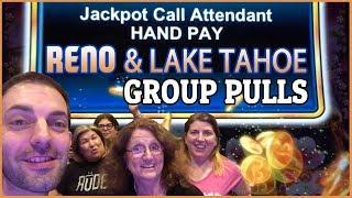 GROUP JACKPOT HANDPAY on Lucky Tree   Reno & Lake Tahoe Group Pull   BCSlots.com