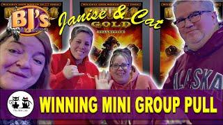 BJ'S BINGO & GAMING-MINI GROUP PULL WITH JANISE & CAT! BUFFALO GOLD - TFD UNLEASHED - OUTBACK BUCKS