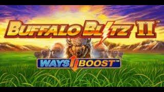 BUFFALO BLITZ 2  4 CRAZY LINE HITS IN LIVE PLAY* WITH GIANT POTENTIAL, DON'T BLINK ON THE 1ST ONE!!!