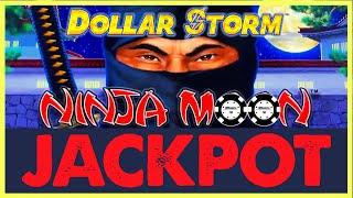 ️HIGH LIMIT Dollar Storm Ninja Moon HANDPAY JACKPOT $18 SPIN ️Egyptian Jewels Slot Machine Casino
