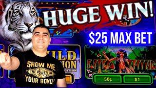 HUGE WIN On High Limit WILD THING Slot Machine | Live Slot Play At Casino