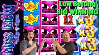 OVER 300x WIN!! LOW BETTING/ BIG WINNING! 1st time playing MISS KITTY WILD RIDE!