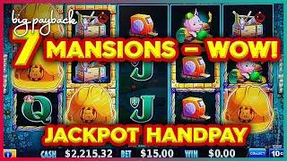 7 Mansions, WHOA! → JACKPOT HANDPAY! Huff N' More Puff Slots - HUGE WIN!