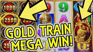 MASSIVE JACKPOT ARRIVES!!!   GOLD TRAIN COMES IN THE STATION W/ MEGA MONEY ONBOARD!