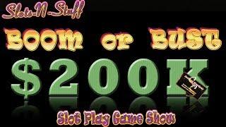 $200k Slot Play Challenge - Can we double it or go bust - Live Stream from Wed. 10-24