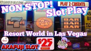 Non Stop! Slot Play For The Day High Limit Slots Pinball, Triple Double Diamond リゾートワールド ラスベガス