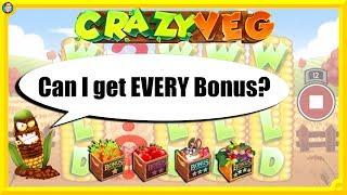 Crazy Veg Slot Challenge, Can I get EVERY BONUS!!