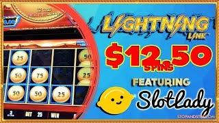 BIG Stake Lightning Link with Slot Lady  in LAS VEGAS !