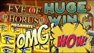 EYE OF HORUS MEGA WAYS **UNBELIEVABLE OVER 6000 X STAKE WIN** GIGANTIC HIT FROM ANOTHER VIEWER!