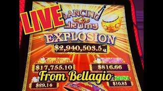 LIVE from Bellagio $400 cash $800 Free play Stream