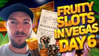 FRUITYSLOTS IN VEGAS VLOG 6 - Chippin up in $1500 Omaha! One time Please!!