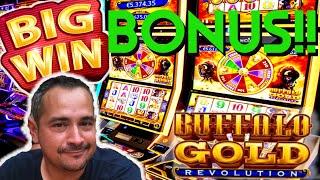 MAKING THAT  ON BUFFALO GOLD REVOLUTION!  LIVE PLAY + BONUS WINS | Slot Traveler
