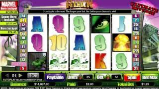 The Hulk 5-Reels  free slots machine game preview by Slotozilla.com