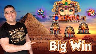 Cleopatra 2 Slot Machine Big Win w/ Max Bet Bonus - Amazing Comeback | Dancing Drums EXPLOSION Slot
