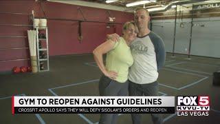 Las Vegas Gym To Reopen Against Gov. Sisolak's Order